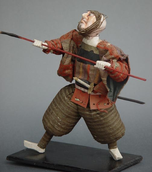 Japanese Takeda Samurai doll from Kabuki Theater