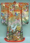 Japanese Wedding Gown, Ancient Imperial Carts, Flowers