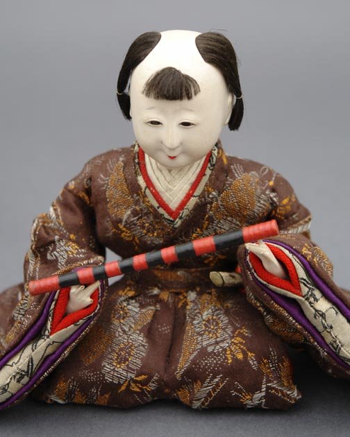 Old Japanese Hina Dolls, Cute Musician Ningyo