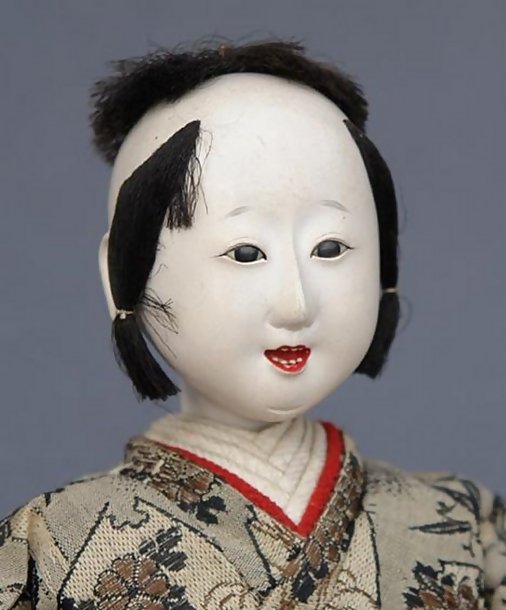 Old Japanese Hina Dolls, Cute Musician Ningyo