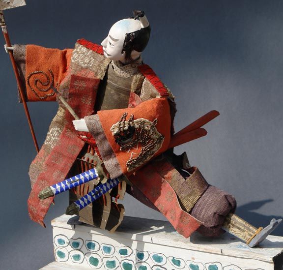 Award Winning Takeda Doll, Japanese Samurai Ningyo