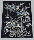 Japanese Folk Art, Sho-Chiku-Bai in Aizome Futon Cover