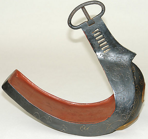 Japanese Antique Abumi (Stirrups) with Ni-o