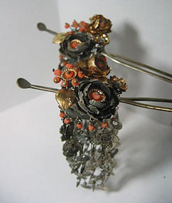 Antique Bira-bira Kanzashi Japanese Hair Ornament