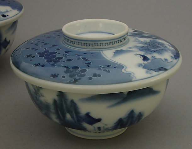 A set of Hirado Bowls with Lids- #1