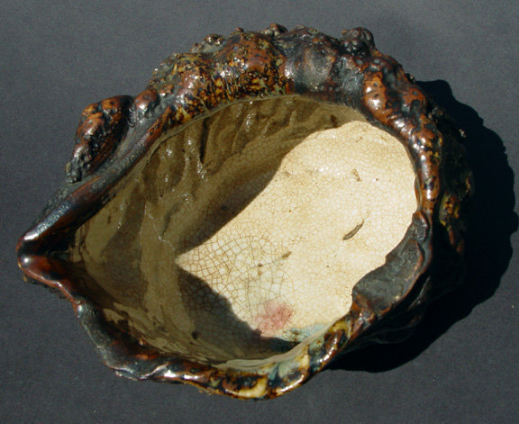 Old Japanese Shell Shape Katakuchi Bowl