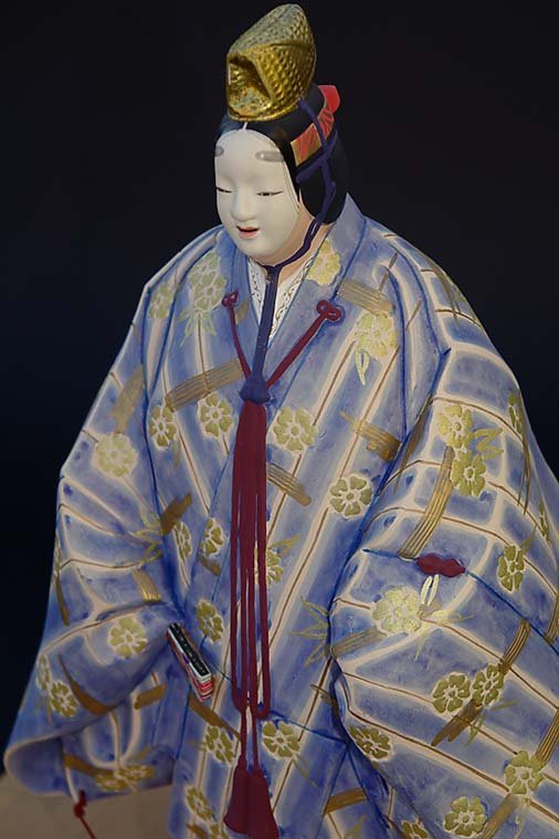 Large Hakata Ningyo (Doll) Matsukaze from Japanese Noh