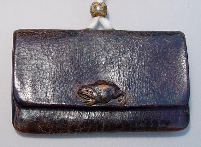 Antique Tobacco Pouch, Eagle on Pipe Case