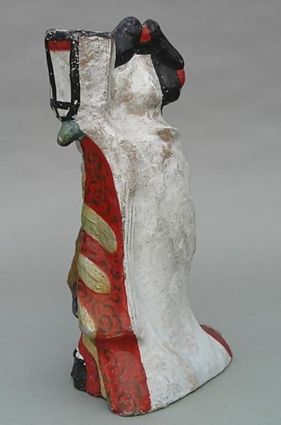 Japanese Clay Doll, Beautiful Oiran Geisha