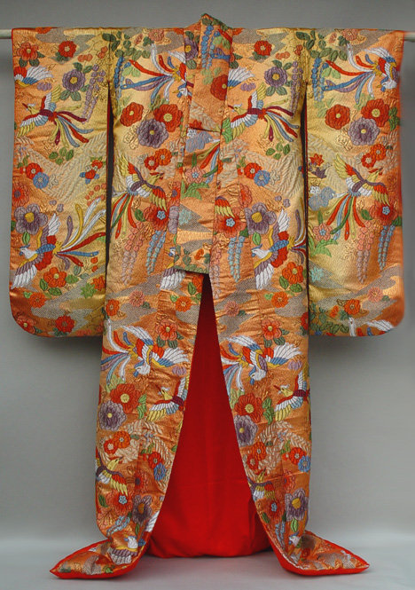 Japanese Wedding Gown, Tsujigahana Style