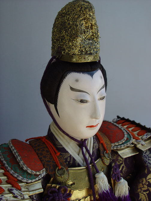 Antique Japanese Dolls, Emperor and Retainer