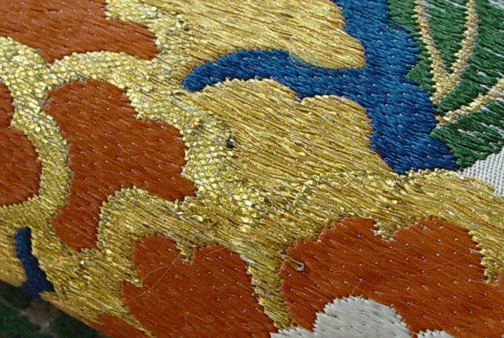 Gold Nishijin Japanese Silk Obi