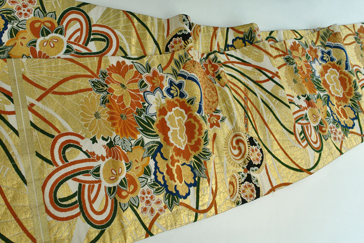 Gold Nishijin Japanese Silk Obi