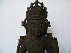 A Very Fine Ming Bronze of Guanyin, 16th-17th cent