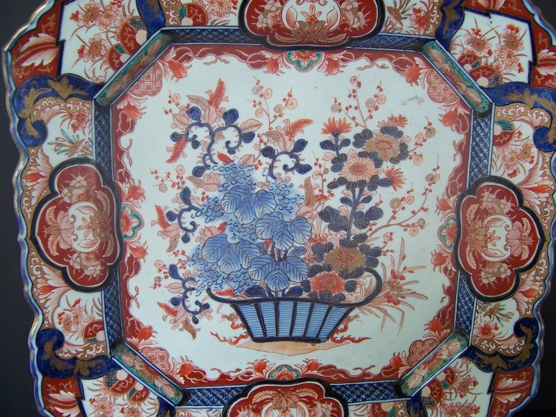 A Fine and Large Imari Charger, Meiji Period, 1868-1912