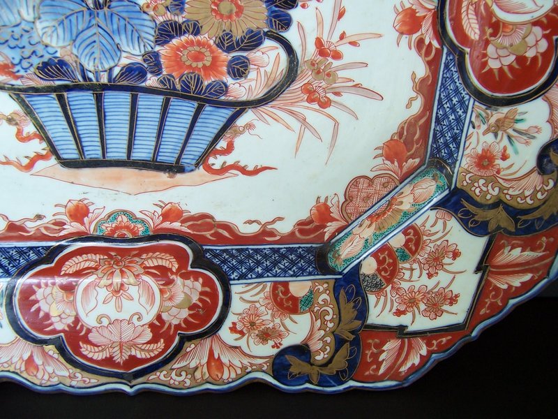 A Fine and Large Imari Charger, Meiji Period, 1868-1912