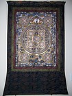 A Large and Fine Vintage Thangka, Tibetan or Nepalese