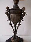 An  Elegant  Late 19th / Early 20th Century Bronze Lamp
