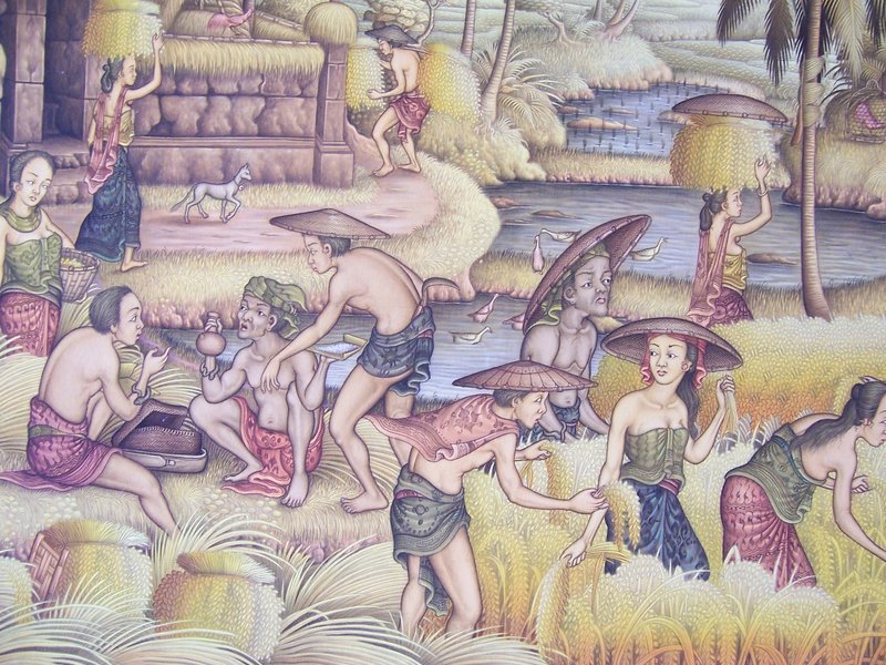 A Very Large and Fine Indonesian Original Painting