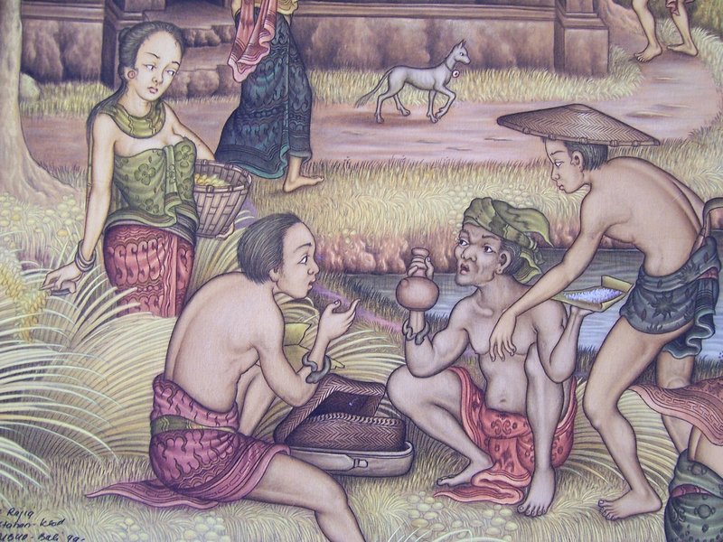 A Very Large and Fine Indonesian Original Painting