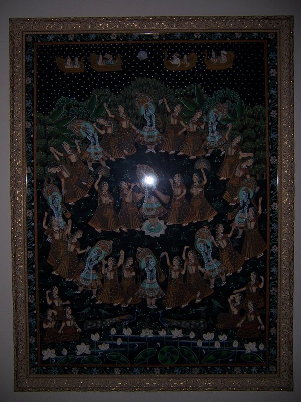 A Fine and Large Tempura on Silk Original &quot;Peshawar&quot;