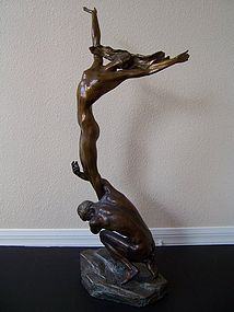 Misha Frid, "Earth and Sky" in Bronze