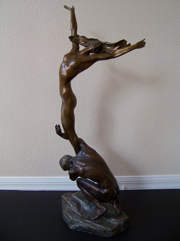 Misha Frid, "Earth and Sky" in Bronze