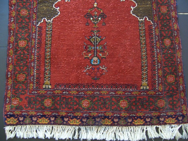 A Hand-Made Wool Prayer Rug, Persia or Caucasus