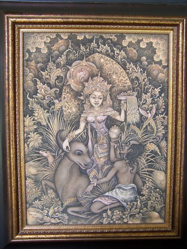 A Very Fine and Intricate Indonesian Original Painting