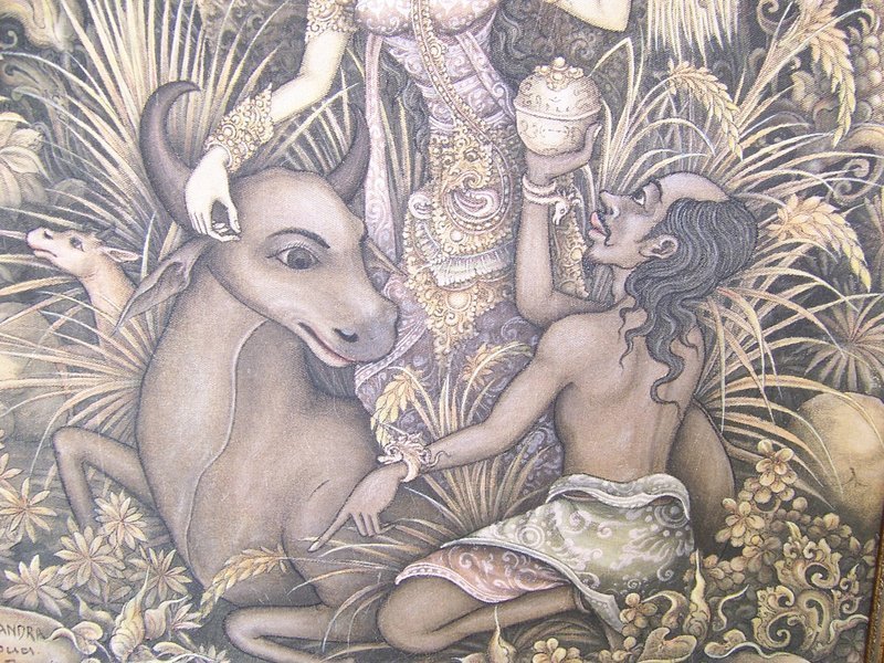 A Very Fine and Intricate Indonesian Original Painting