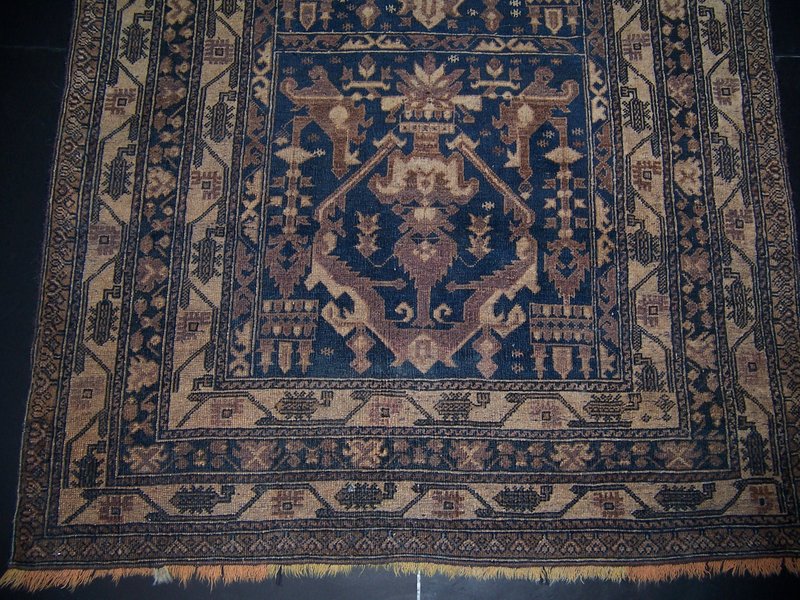 A Fine Afghani Tribal Rug, Handmade &amp; Mineral Dyes