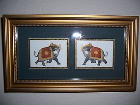 A Very Good Pair of Indian Miniatures