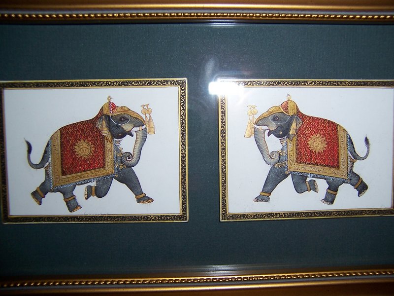 A Very Good Pair of Indian Miniatures
