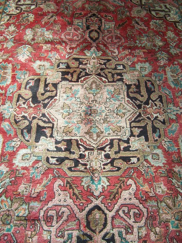 A  Handsome Persian Heriz Rug