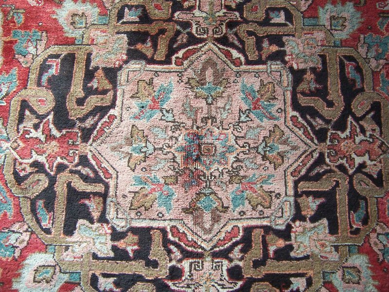 A  Handsome Persian Heriz Rug