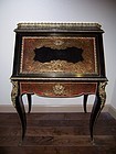 A Napolean III Gilt Bronze Boulle Slope Top Desk, 19th