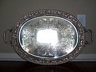 A Superb Victorian Silver Tray, Mappin and Webb, 1897