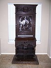 A Large and Well-Carved Oak Prie Dieu, late 18th-early 19th cent