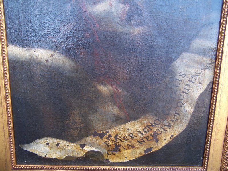 A Very Good 17th century Italian School Oil Painting, Ecce Homo