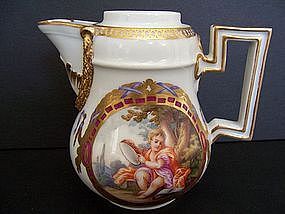 A  Fine 18th Century Volkstedt Neoclassical Milk Jug