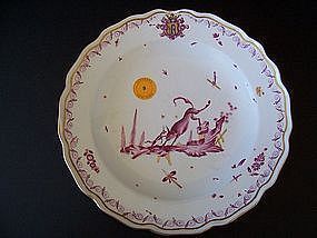 An Important 18th Century Meissen Plate, Ex-Sotheby's