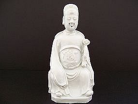 A Fine Kangxi (1662-1722) Blanc de Chine Dignitary