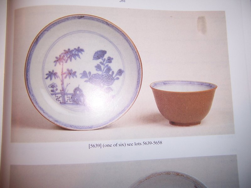 Nanking Cargo Teacup and Saucer  1752,  ex  Christie's