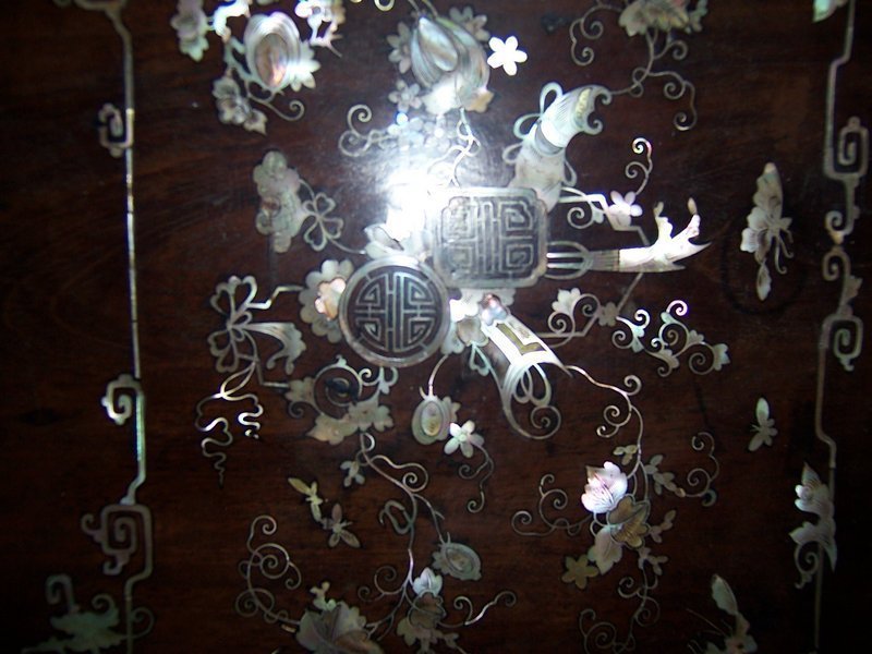 A Masterpiece Annamese Mother of Pearl Tray, 19th Cent