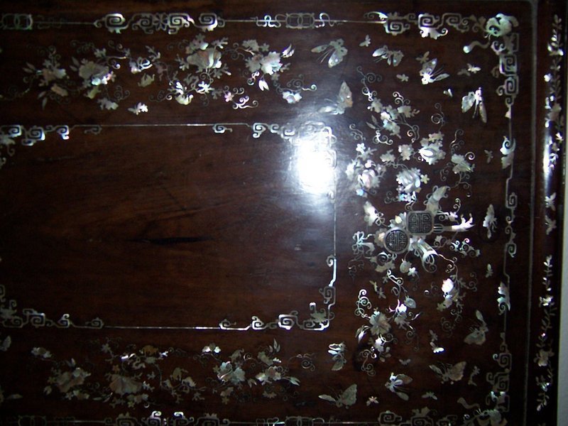 A Masterpiece Annamese Mother of Pearl Tray, 19th Cent