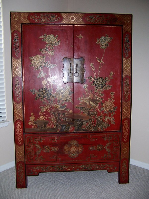 Stunning and Large Lacquered Jumu Cabinet, mid 19th