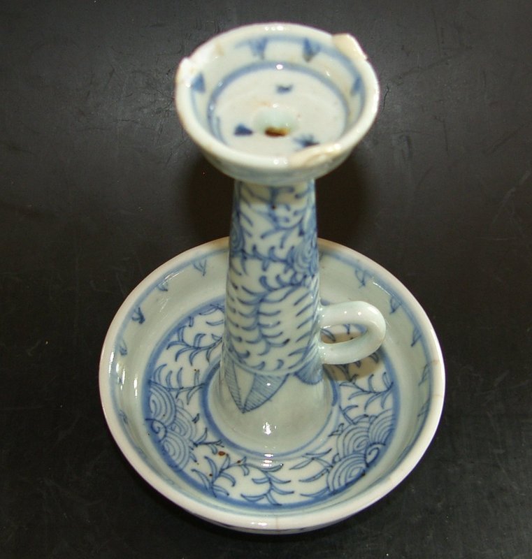 Chinese candle stick, Tongzhi ( 1862 - 1874 )