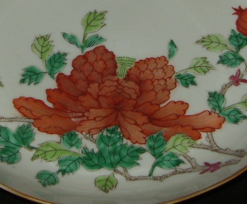 #2 Large flower plate, Tongzhi ( 1862 - 1874 )