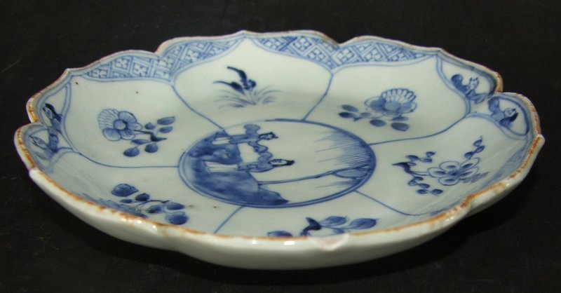 Lotus form plate, Kangxi ( 1662 - 1722 )