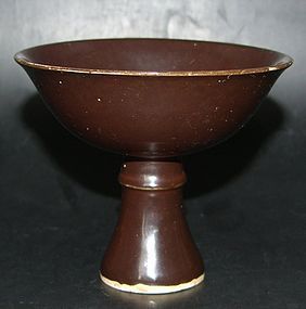 Monochrome stem cup, Wanli (1573-1619)